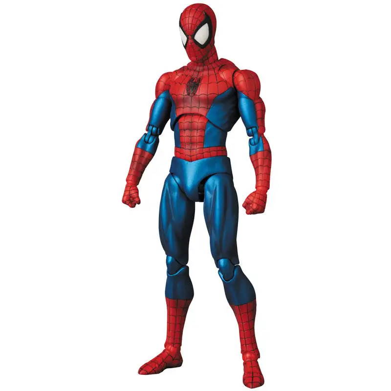 

Marvel Avengers Spiderman MAF075 the Amazing Spider-Man Comic Ver. PVC Action Figure Collectible Model Kids Toys Doll Gift 16cm