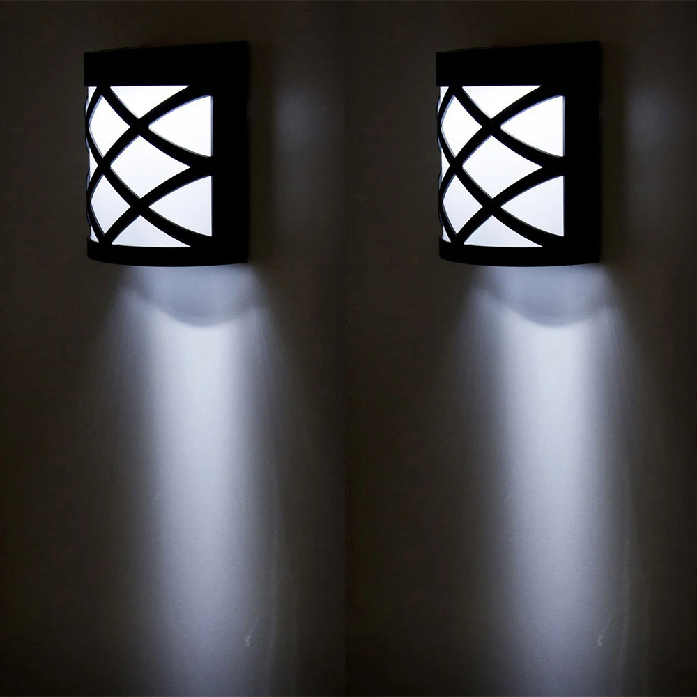 LED Waterproof Solar Light Outdoor Power 6 Led Garden Fence Yard Wall | Лампы и освещение