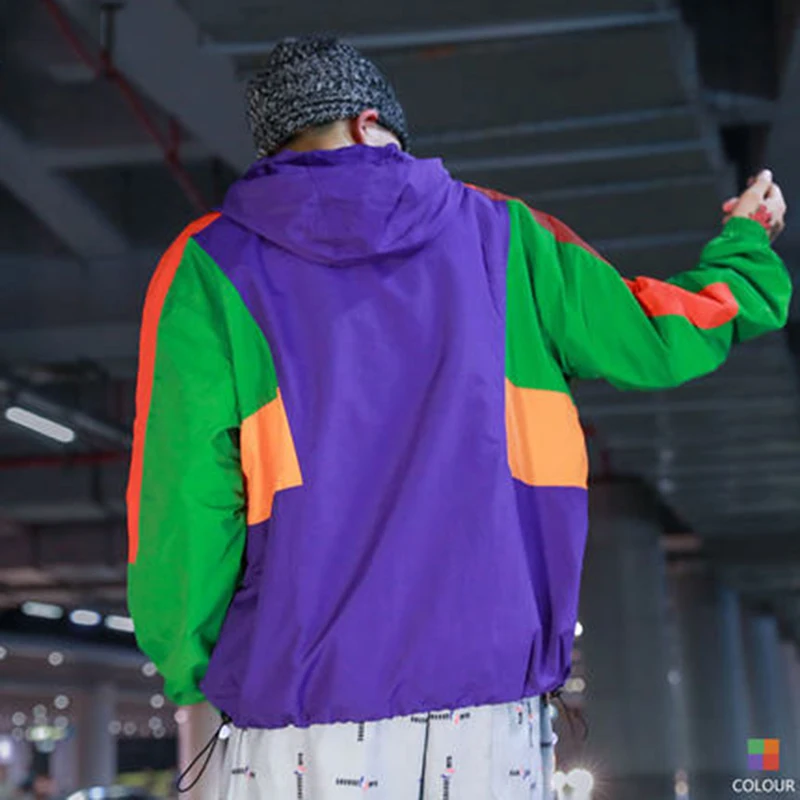 Korean Hip Hop Jacket Man 2018 Hood Windbreaker Reggae Streetwear Jackets Mens Fall Fashion Hoodie Abrigo Hombres Men Coat 6J033 Korean Hip Hop Jacket Man 2018 Hood Windbreaker Reggae Streetwear Jackets Mens Fall Fashion Hoodie Abrigo Hombres Men Coat 6J033