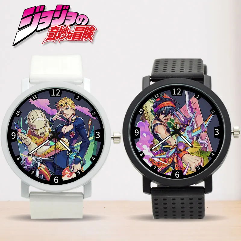 Anime Watch Jojo Bizarre Adventure Quartz Watch Boys Girls Customize DIY  Logo Watches For Lovers Couples Relogio Saat|Quartz Watches| - AliExpress