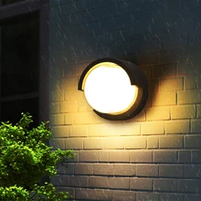 12 Вт светодиодный наружный водонепроницаемый светильник для входной двери, сада, крыльца, настенный светильник, Современный внутренний коридор, настенный светильник, светильник ML15