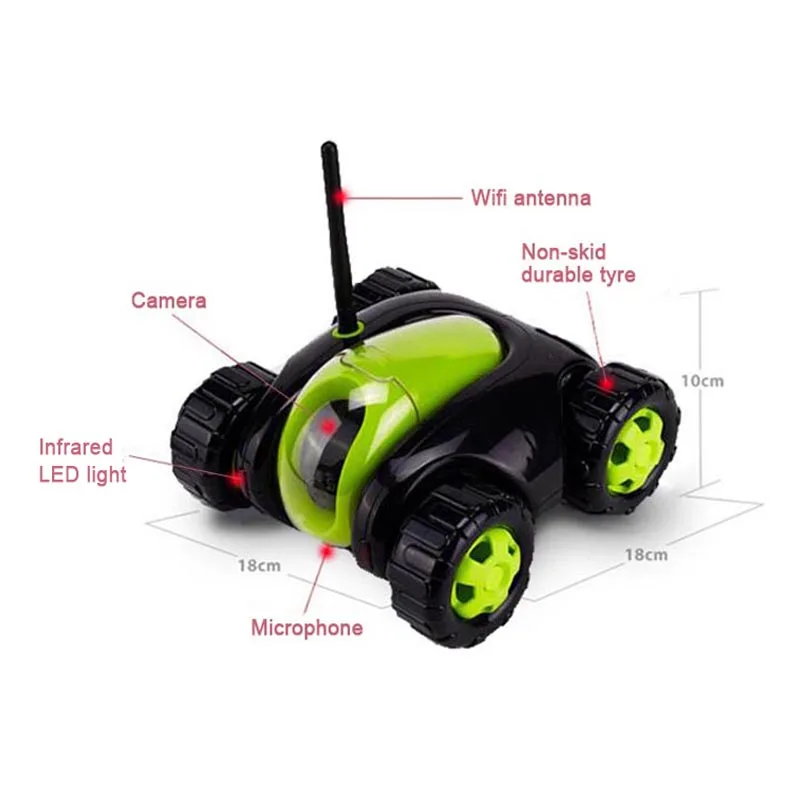 remote control car with camera and microphone