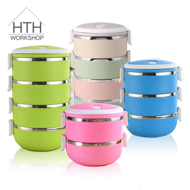 Disposable School Stainless Steel Plastic Thermo Fitness Lunch Box Food Containers With Bag For Kid Children Disposable School Stainless Steel Plastic Thermo Fitness Lunch Box Food Containers With Bag For Kid Children