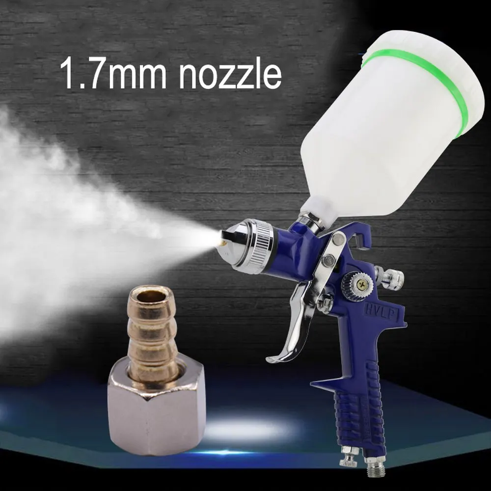 Professional Paint Spray Gun HVLP H-827 1.7MM Nozzle Mini Air Spray Gun Car Paint Tool for Cars Painting Car Aerograph