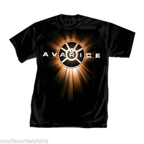 Green Lantern Corps Orange Symbol Avarice Shirt | Мужская одежда