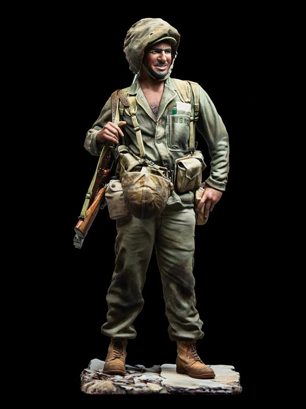 Новинка несобранный полимерный солдат 1/35 США (с основанием) набор игрушек из