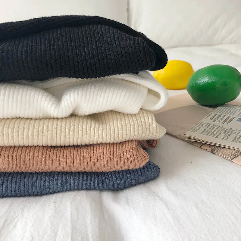 OLN 2019 New Style Autumn Winter Fashionable Self-cultivation Bottoming Shirt Love Embroidery High Collar Women's Pullover 6253 OLN 2019 New Style Autumn Winter Fashionable Self-cultivation Bottoming Shirt Love Embroidery High Collar Women's Pullover 6253