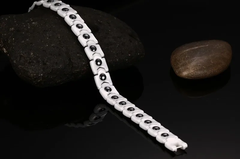 Модный браслет для женщин, керамический медицинский браслет с магнитной цепочкой