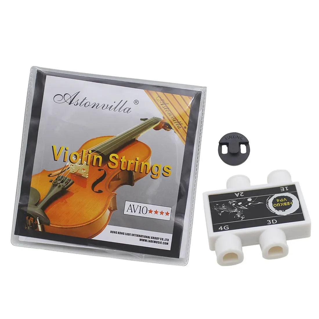 Astonvilla универсальный набор струн для скрипки+ резиновый Mute+ Pitch Pipe G D E A 4 Notes