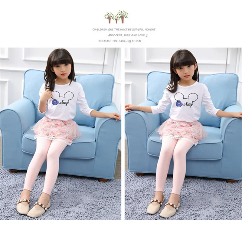 2017 Children's clothing female child legging autumn child skirt capris