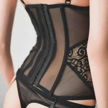 Sexy Elasticity Corset Lace Up 3