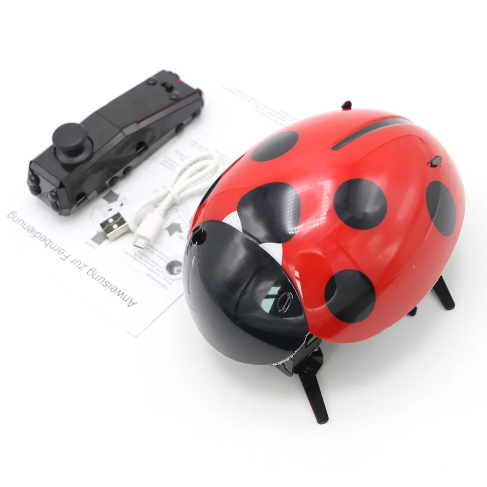 

Ladybug RC Cars Intelligent Remote Control Insect Robot DIY Kits Radio Cartoon Toys Remote Truck Toys Gifts Kids RC Toy