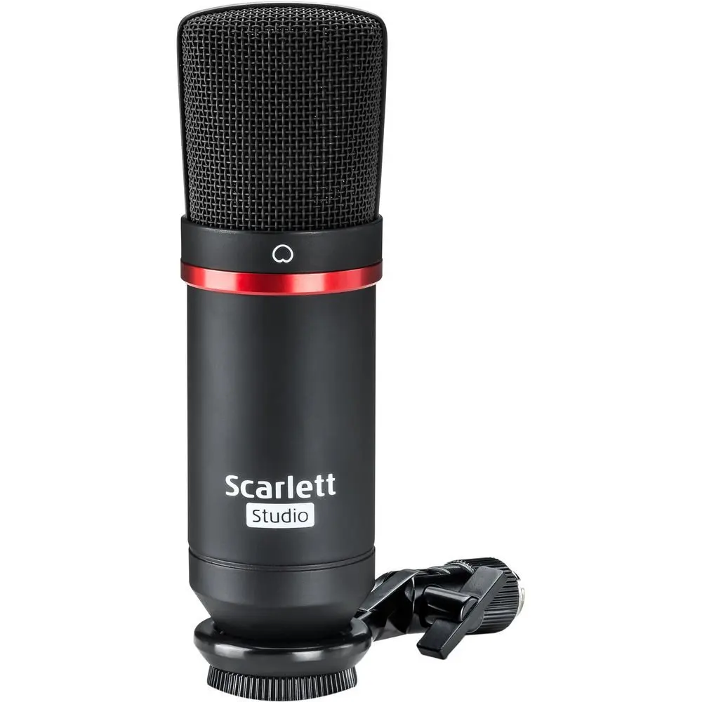 Focusrite scarlett 2i2 studio(2nd Gen) 2i2 аудио интерфейс+ CM25 конденсаторный микрофон+ наушники HP60