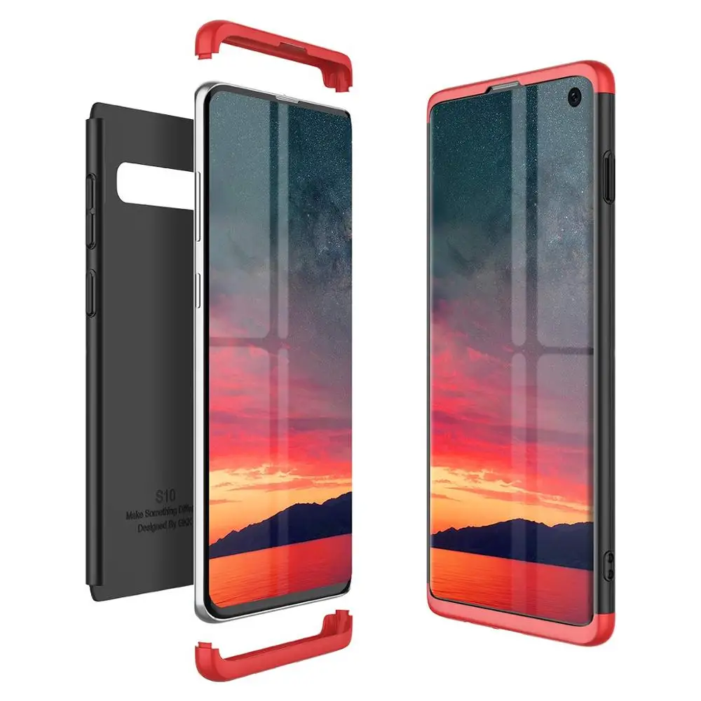 Чехол для Samsung Galaxy S10 S9 S8 Plus S7 S6 Edge S10e 3 в 1 чехол Note 9 8 J3 J5 J7 J4 J6 J8 Prime Pro 2018|Бамперы| |