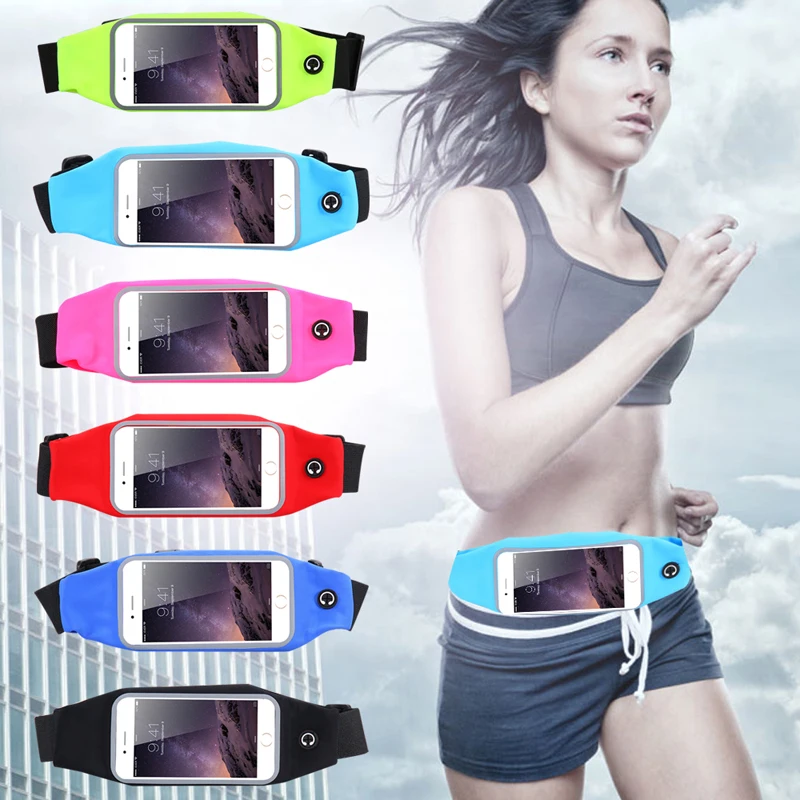 

Jamular Waterproof Sport Waist Bag Phone Case For iPhone 6 6s Plus SE 5s Outdoor Workout Running Pouch For Samsung S6 A3 A5 J5