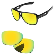 Polycarbonate-24K Золотое зеркало замена линз для отправки 2 Солнцезащитные очки Рамка UVA& UVB защита