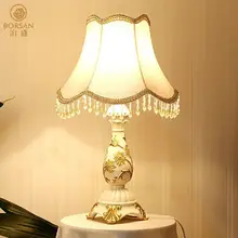 Настольная лампа для спальни E27 Мода 110 В 220 В, W1"* H20" прикроватные tischleuchte, смолы светодиодные лампы затемнения лампы, abajur для кабинета, гостиной