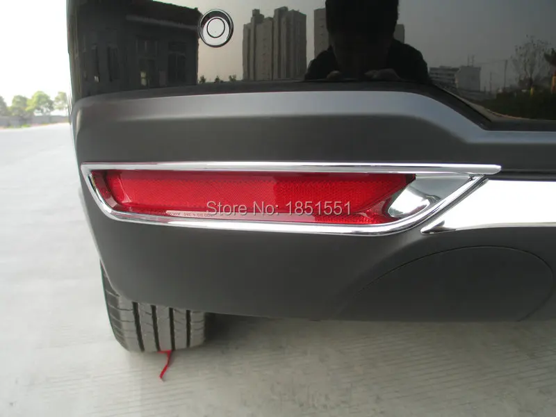 Сзади автомобиля противотуманных фар крышка Рамка для Forester 2013- ABS Chrome, 2 шт./лот, YT-9216