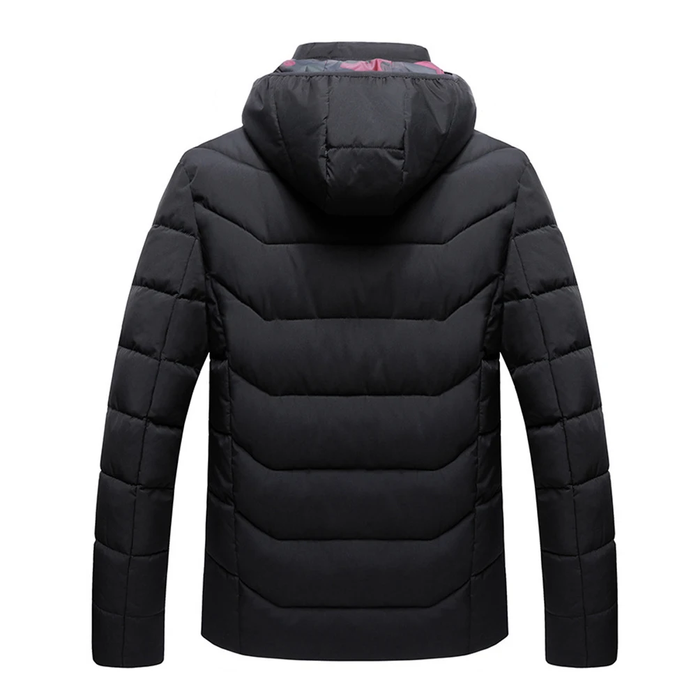Открытый умный отопление хлопок для мужчин регулируемый Температура USB термостат 3 файла теплая куртка альпинизм одежда