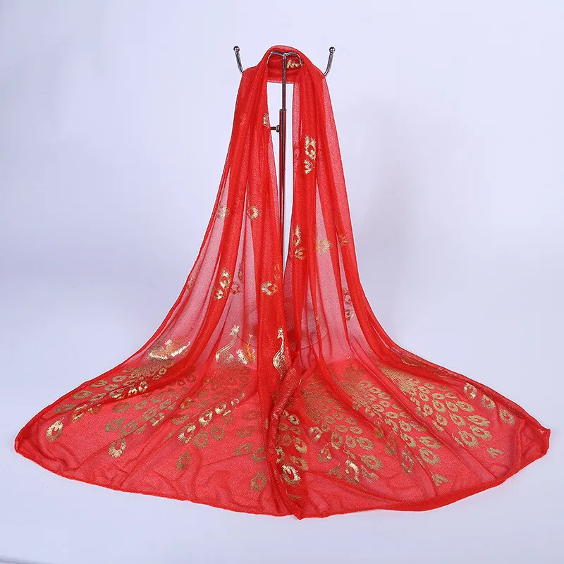 

10 Color Gradient Fashion Chiffon Scarf Women's Long Wraps and Shawls Lady Spring Autumn Scarves Plus Size Bandana Hijab Stoles