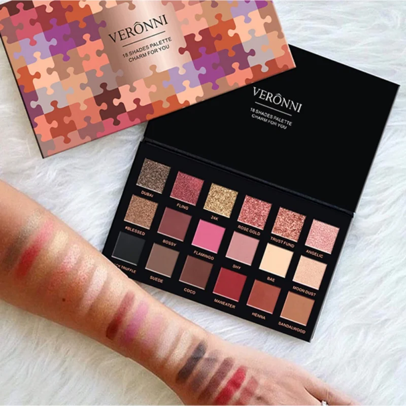 

Shiny Matte Eye Shadow Palette Make Up Natural Easy To Wear Palette EyeShadow Makeup Cosmetics