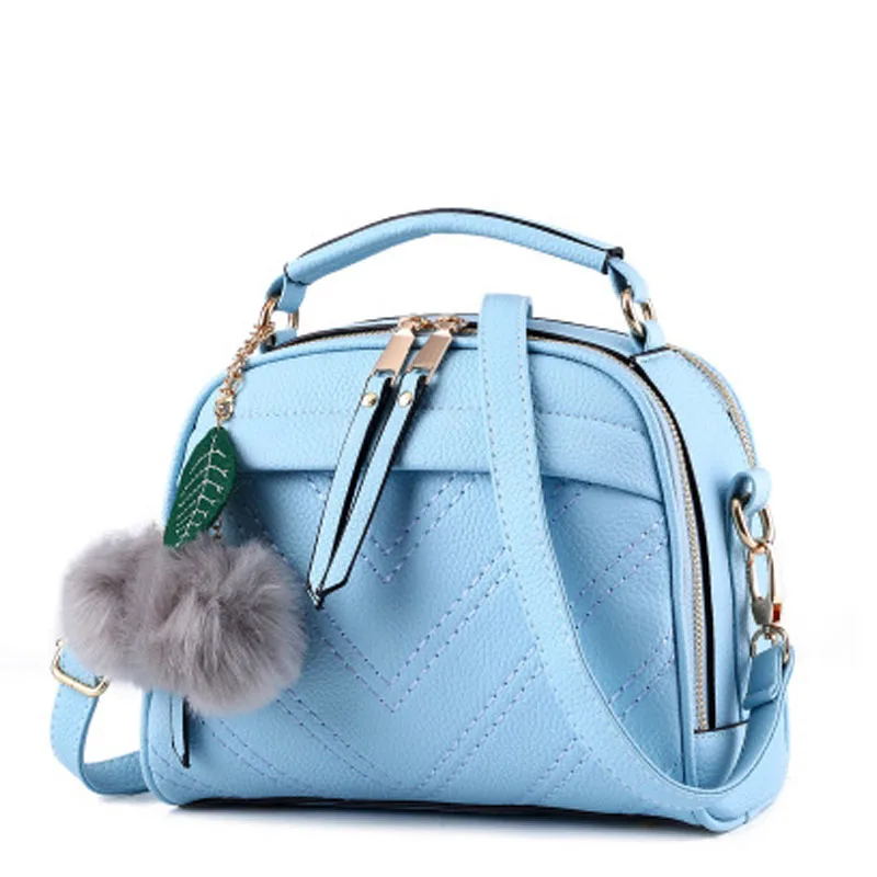 

fashion Women Small Leather Shoulder bags Girls Crossbody Messenger bag Lady Handbag and Purse Femme Sac A Epaule bolso Black