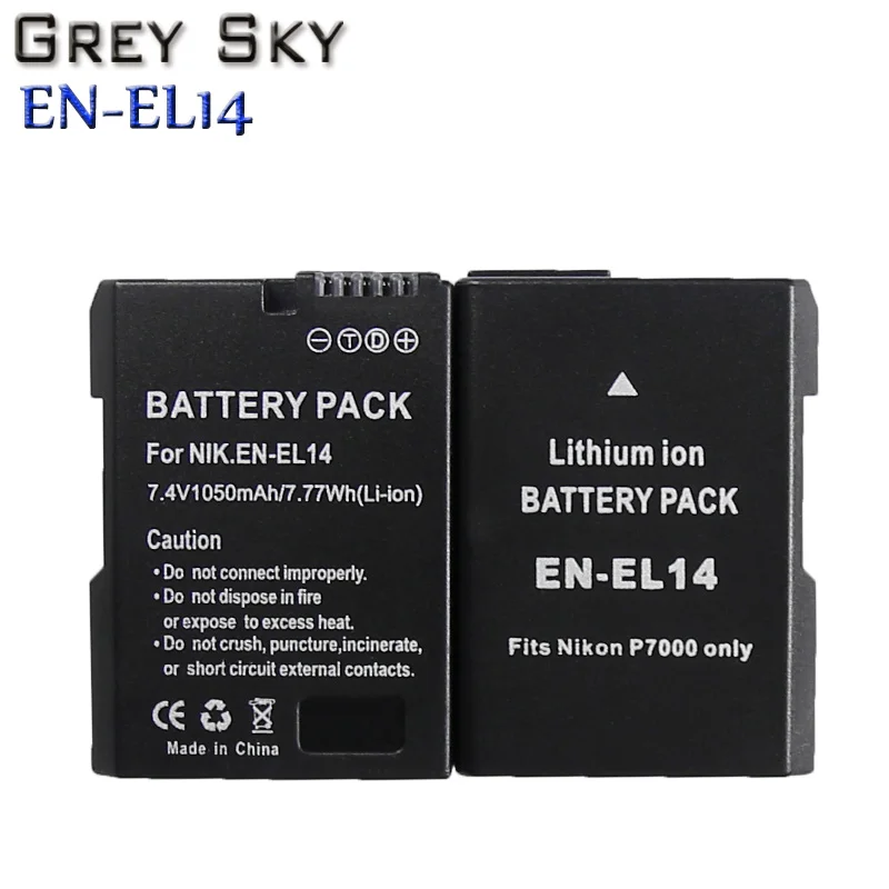 EN-EL14 EN-EL14a аккумулятор ENEL14 EL14+ ЖК-зарядное устройство для Nikon P7800, P7100, D3400, D5500, D5300, D5200, D3200, D3300, D5100, D3100, Df