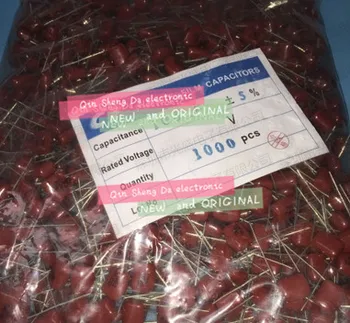 

100pcs CBB capacitor 104 1000V 104J 1KV 0.1uF 100nF P15 CBB22 Metallized Polypropylene Film Capacitor new