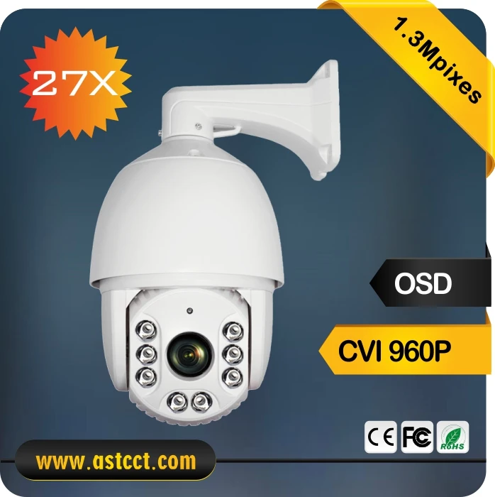 Low price 1.3MP Security 960P HD CVI PTZ Camera Analog CVI IR High