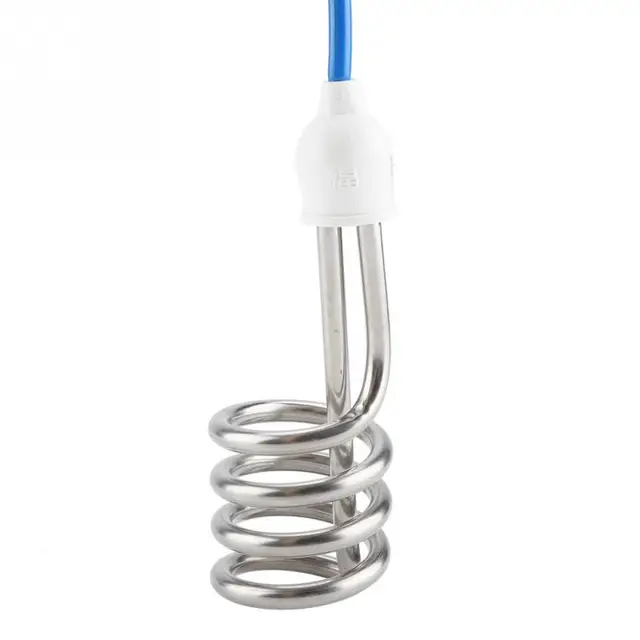 220V 2000W Stainless Steel Water Heating Immersion Heater Boiler for Home Travel