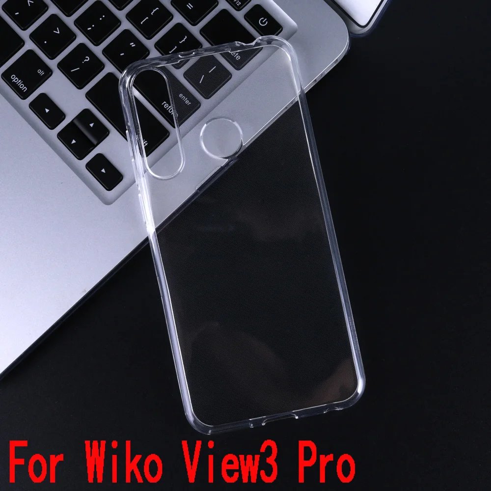 Прозрачный чехол для Wiko Y80 Wiko View 3 Pro, мягкий силиконовый чехол из ТПУ для Wiko View 3 Pro, чехол для задней панели телефона