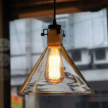 

Simple fashion blown glass pendant lamp Edison pendant lights pendant lighting Contain Edison bulb Free shipping