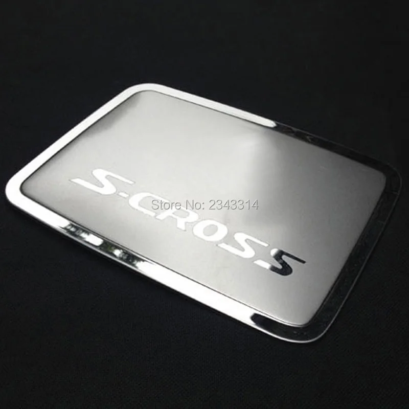 

For 2014 2015 2016 2017 2018 Suzuki SX4 S-Cross S Cross Stainless Steel Tank Cover Fuel/Gas Tank Cap Protector Car Accessories