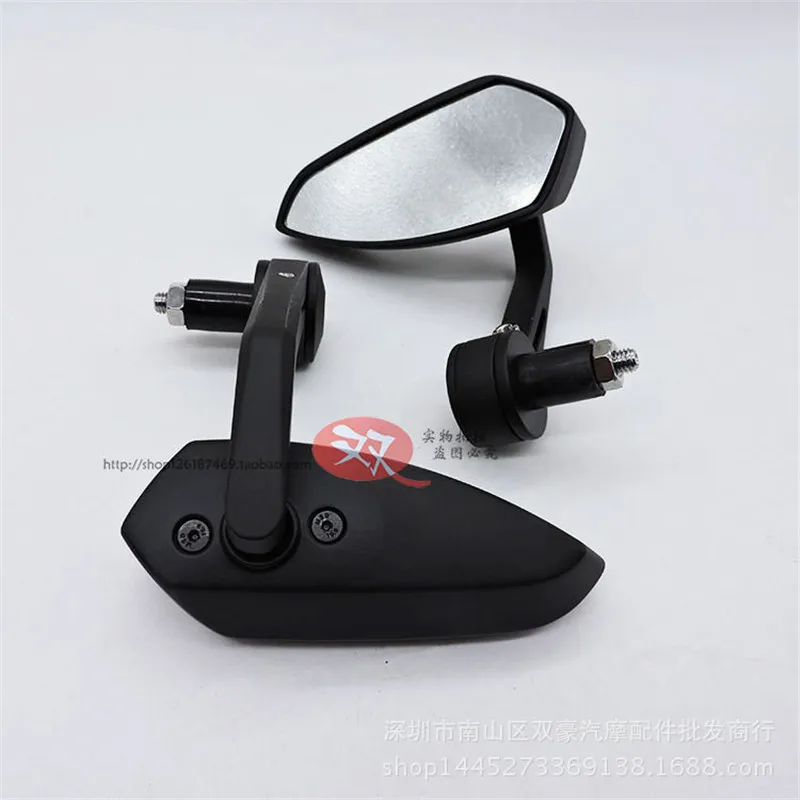 Motorcycle Rearview Mirror Motorbike Side Black Backup Mirrors Universal Moto parts for Suzuki Honda 8mm 10mm | Автомобили и