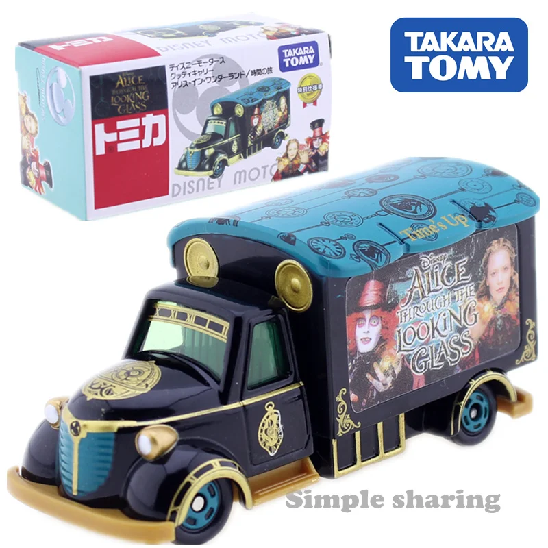 Tomy Tomica disney Motors Goody переносит Алису через зеркало