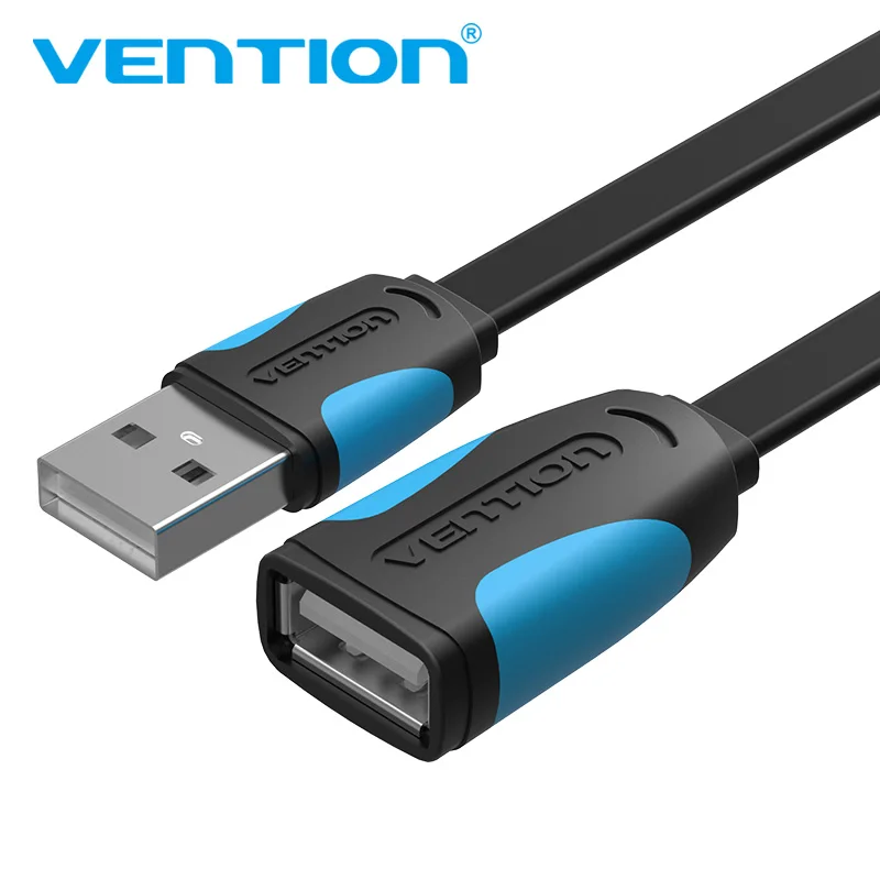 Vention USB2.0 3.0 تمديد كابل الذكور إلى الإناث موسع كابل السرعة USB3.0 كابل الموسعة لأجهزة الكمبيوتر المحمول PC USB تمديد 5 m