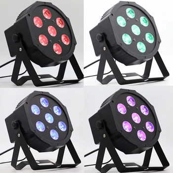 

16pcs/lot flash led wash flat slimpar 7x9w tri rgb sections