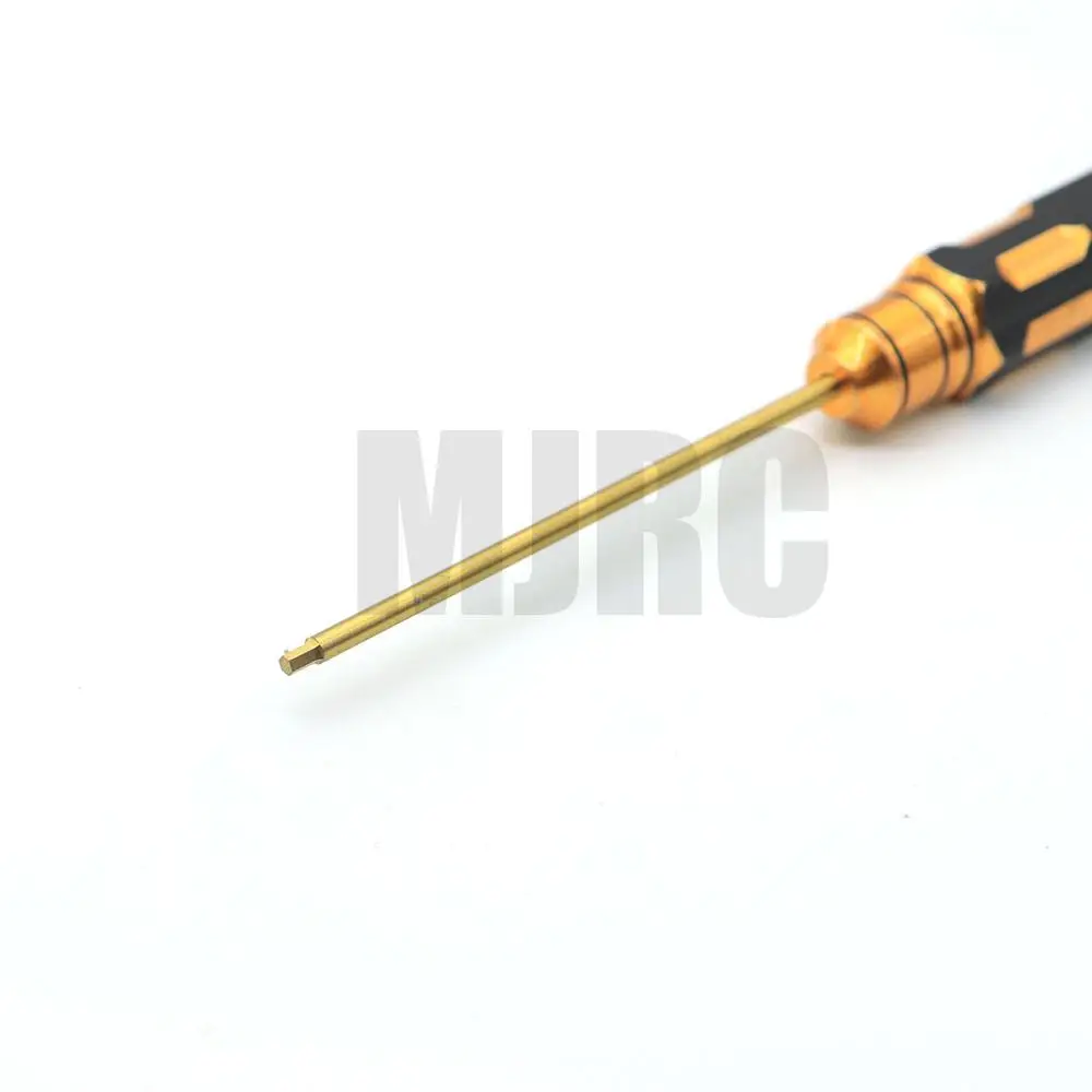 Ajrc 4 개/대 티타늄 도금 1.5/2/2.5/3mm 육각 드라이버 스크류 드라이버 도구 키트 Rc 모델 자동차 보트 비행기