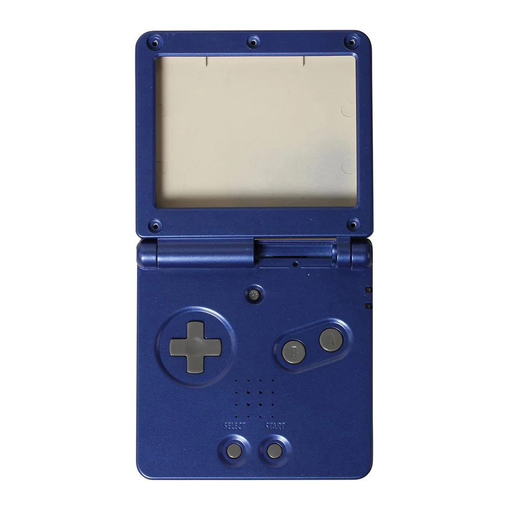 Сменный Чехол для Gameboy Advance SP для GBA SP, чехол для игровой консоли, чехол с кнопками - Цвет: dark blue