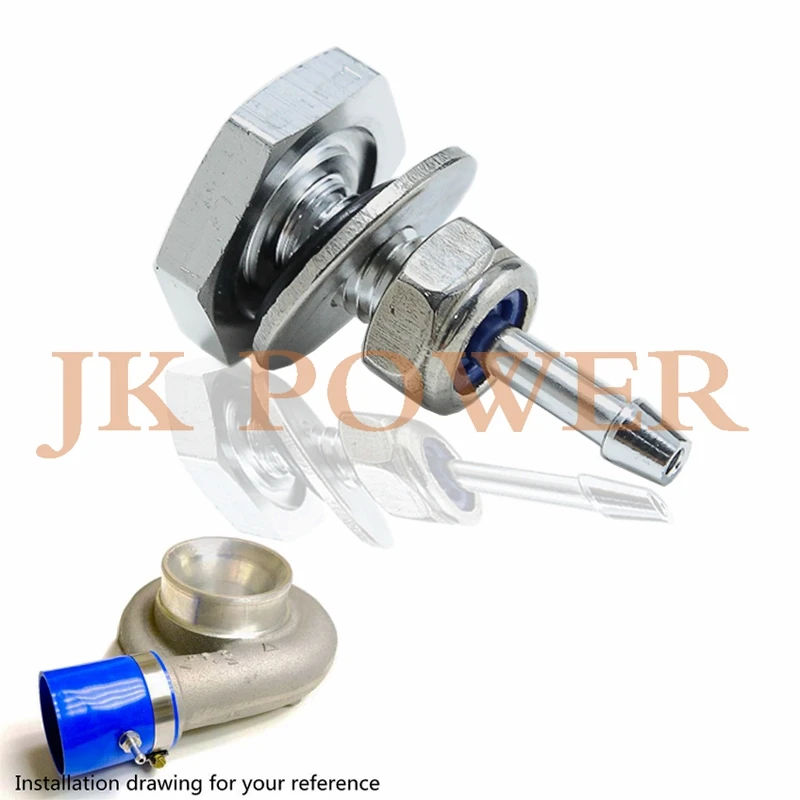 

Turbocharger Silicone Pipe Boost Hose Nipple Turbo Adapter Vacuum Vac Gauge Fitting