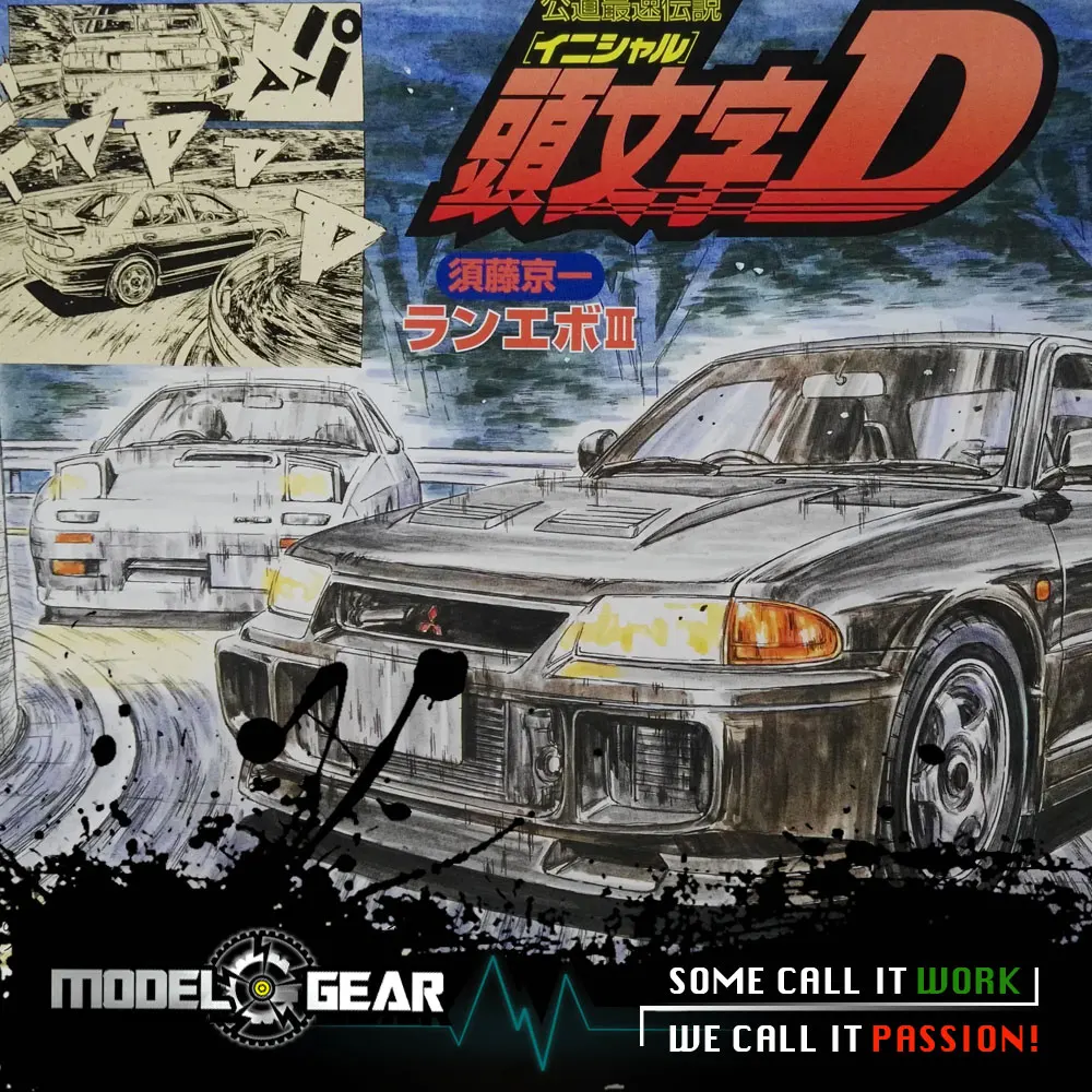 

=NEW ARRIVAL= FUJIMI Model 1/24 Scale Initial D Sudou Kyouichi EVOLUTION III Comics Ver. Assembly Kit Toy Car FU18338