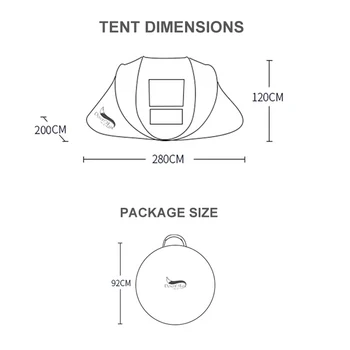 Desert&Fox Family Pop-up Tent 1