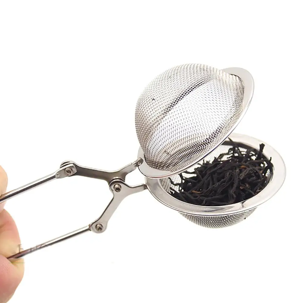 Reusable Stainless Steel Mesh Tea Infuser Tea Strainer Teapot Teaware Green Tea Leaf Spice Filter Drinkware Kitchen Accessories