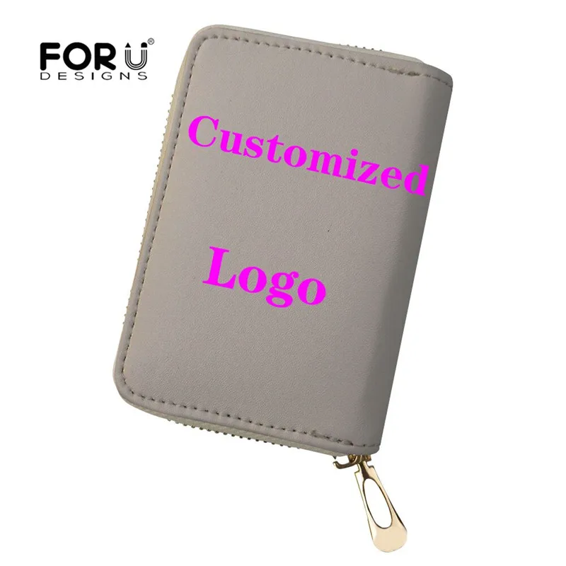 

FORUDESIGNS Customize Image Logo Design PU Leather Men Women Car Driving Documents Protective Case ID Credit Card Holder Covers