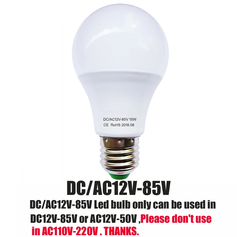 Светодиодный лампы 6 Вт 9 12 15 DC12V светодиодный фонарь постоянного тока/переменного