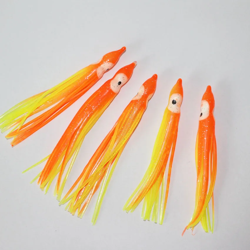 free shipping wholesale fishing lure 10cm squid lure fishing tackle pike lure 50pcslot soft bait bass lure