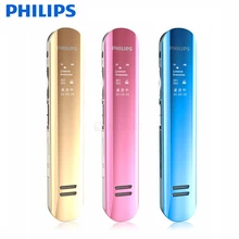 PHILIPS Hidden Voice Recorder 8GB Digital Voice Recorder USB MP3 Player Professional Recorder Pen Dictaphones Mini Small Audio