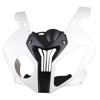 

For BMW S1000RR Upper Front Cowl Nose Fairing 2010 2011 2012 Motorbike Parts Accessories Injection Mold ABS Plastic Unpainted