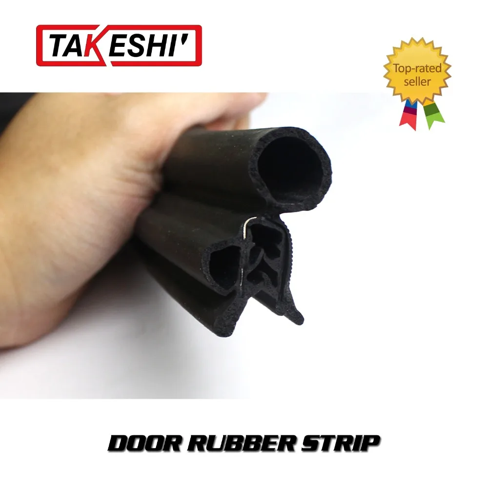 118"300cm Car Truck Door Van Boat Black Rubber Seal Strip Edge Trim