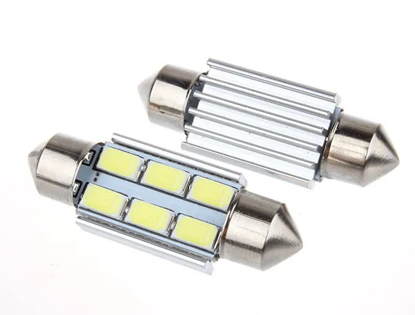 Супер Мощность 5630 5730 SMD CANBUS Festoon Dome C5W 6418 ошибок авто светодиодный светильник чистый белый Чтение 31/36/39/42 мм 12V